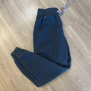 FIGS high waisted size small petite. Color: dark harbor